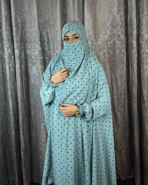 Teal Khimar Alex Fabric