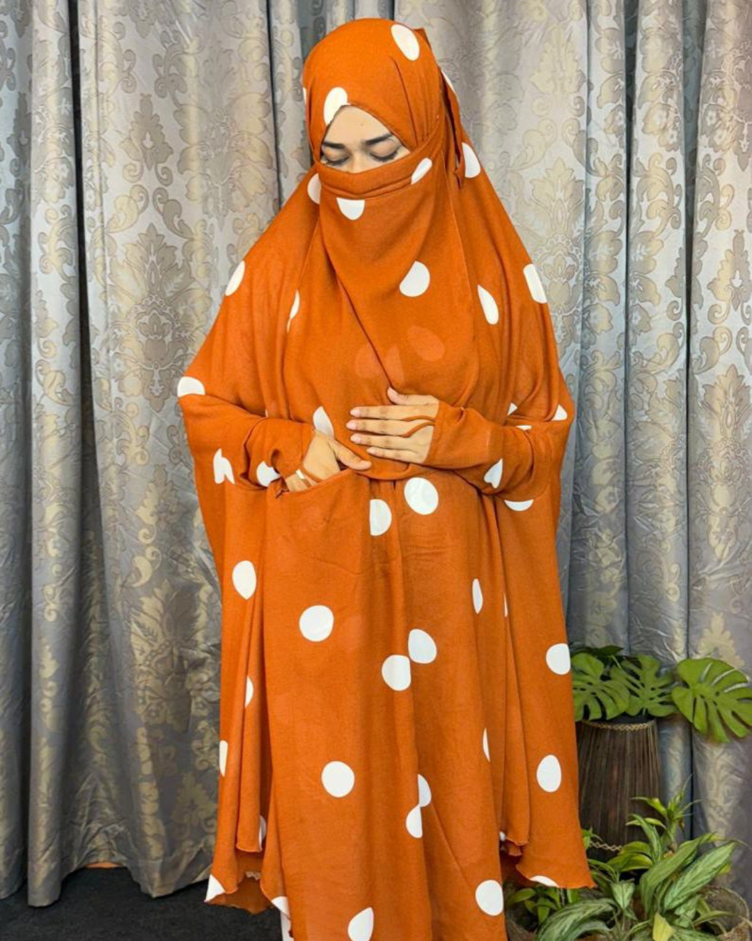8-Khimar Terracotta Morium Fabrics
